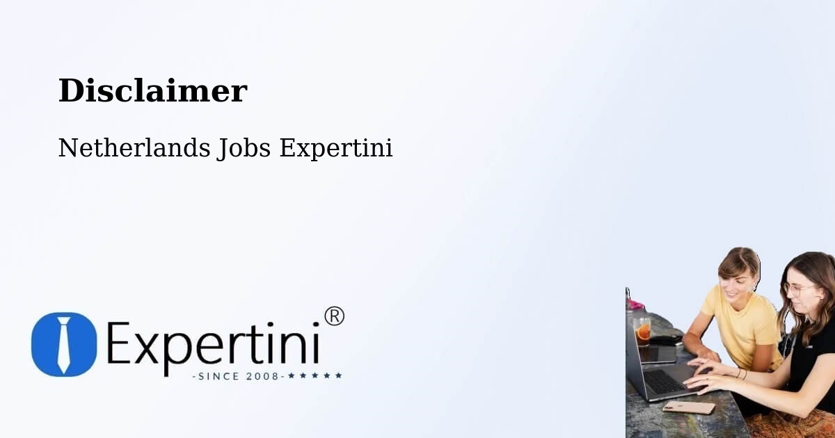Disclaimer – De Wijert - Netherlands Jobs Expertini