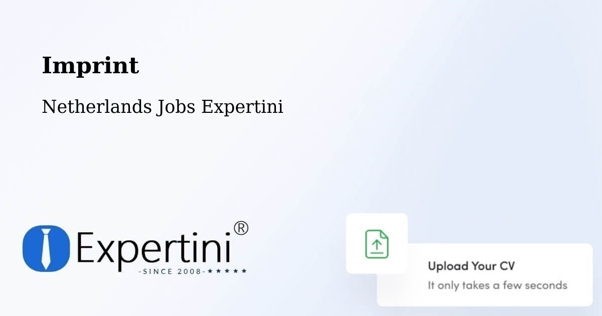 Imprint – De Wijert - Netherlands Jobs Expertini